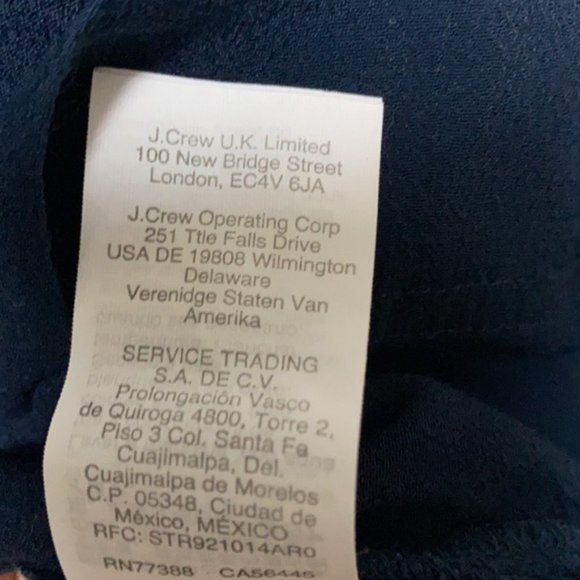 Madewell Navy blue short sleeved dress measurements in pics size small (D-019) - Picture 4 of 11